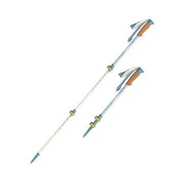 Треккинговая палка Naturehike CNK2550DS013, 90-120 см, голубая 6977465868350 фото
