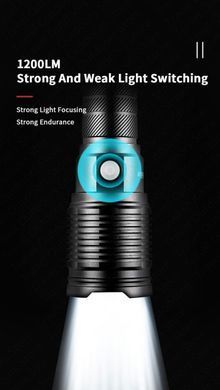 Фонарь ручной туристический Naturehike NH20ZM009 black 6927595748398 фото