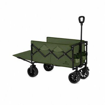 Тележка туристическая складная Naturehike Light CNK2350JJ012, 100+50 л, зелёная 6977465863201 фото