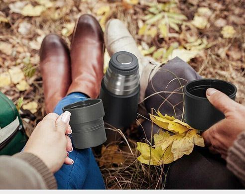Термос туристический Naturehike 304 steel 600 мл NH17S020-B black 6927595724132 фото