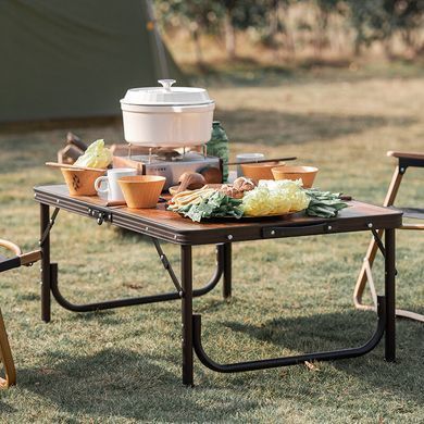 Стіл складний Naturehike MDF outdoor folding L NH20JJ028 світле дерево 6927595771419 фото
