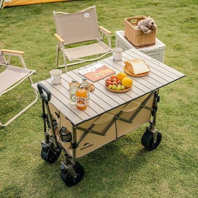 Візок туристичний складаний Naturehike Light CNK2350JJ012, 100+50 л, коричневий 6977465863294 фото