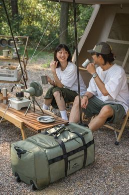 Сумка спортивная Naturehike XS03 Folding Tug Bag 88 NH21LX003 черная 6927595795781 фото