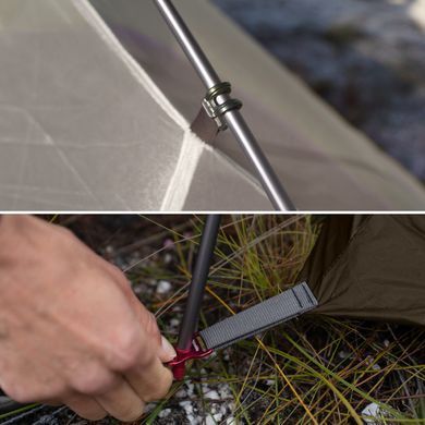 Палатка сверхлегкая трехместная Naturehike Cloud Up Pro CNK2350WS020, 20D, зеленая 6977465865984 фото