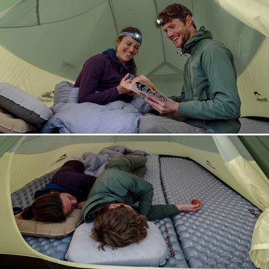 Палатка сверхлегкая трехместная Naturehike Cloud Up Pro CNK2350WS020, 20D, зеленая 6977465865984 фото