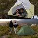 Палатка сверхлегкая трехместная Naturehike Cloud Up Pro CNK2350WS020, 20D, зеленая 6977465865984 &ndash; фото 3