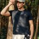 Футболка-поло чоловіча вологовідвідна Naturehike CYY2620FS011, XXL, чорний 6977465861283 &ndash; фото 2