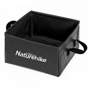 Відро складне Naturehike Square bucket 13 л NH19SJ007 black 6927595739051 фото