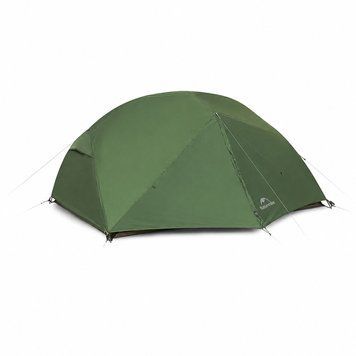 Палатка сверхлегкая трехместная Naturehike Mongar CNK2650WS014, 210T, зеленая 6977465862457 фото
