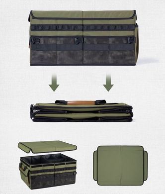 Сумка для кемпінгу Naturehike Folding Box 30л NH21SNX04 army green 6927595798027 фото