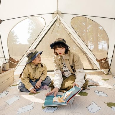 Палатка трехместная с тентом Naturehike Kabi Quick-Set CNK2650WS020, коричневая 6977465860231 фото
