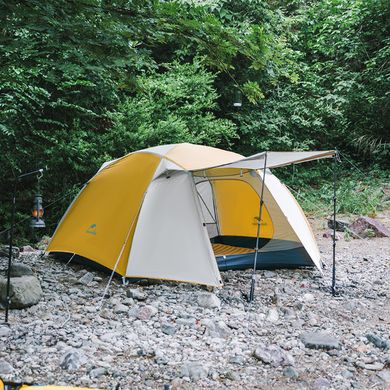 Палатка Naturehike Yunchuan III (3-х местный) 210T polyester CNK2300ZP024 желтый