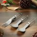 Вилка складная Naturehike Titanium spoon NH19C001-J серый 6927595734759 &ndash; фото 4