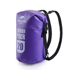 Гермомішок Naturehike Ocean Double Pack shoulder 20 л FS16M020-S Purple