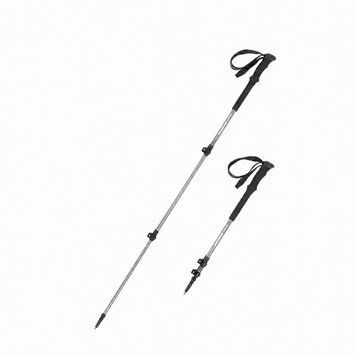 Треккинговая палка алюминиевая Naturehike Qingxue Pro NH17D017-D, 61&ndash;135 см, серебристо-серая 6979850309523 фото