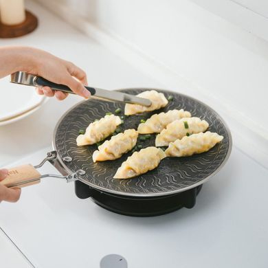 Сковорода из нержавеющей стали со складывающейся ручкой Naturehike CNK2550CF011, 29,5 х 29,5 см 6977465868473 фото