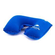 Подушка надувная Naturehike Inflatable Travel Neck Pillow NH15A003-L Blue