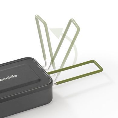 Ланчбокс Naturehike lunch box Alu NH21CJ011 серый 6927595784945 фото