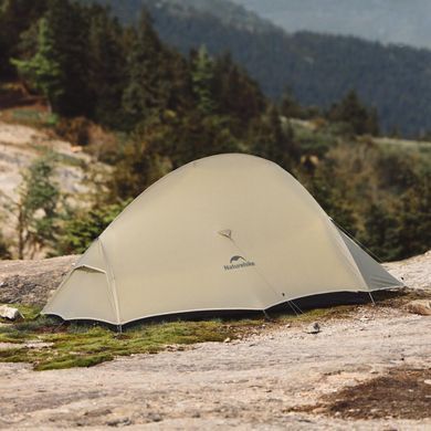 Намет надлегкий одномісний Naturehike Cloud Up Base 1 Tent Pro CNK2350WS020, пісочний 6927595797723 фото