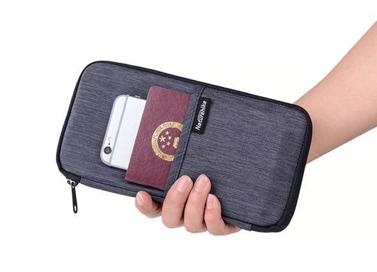 Органайзер дорожный Naturehike Travel document package NH17C001-B серый 6927595717691 фото