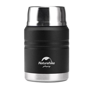 Термос Naturehike Stew beaker 750 мл NH20SJ041 чорний 6927595767481 фото