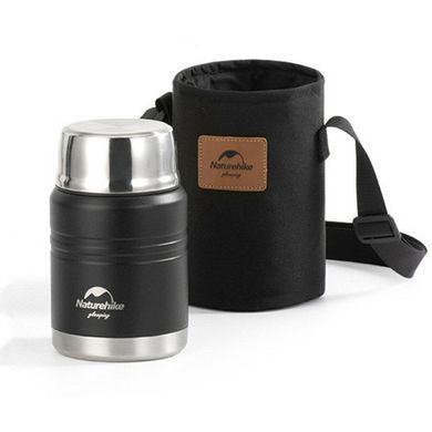 Термос Naturehike Stew beaker 750 мл NH20SJ041 чорний 6927595767481 фото
