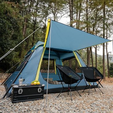 Палатка четырехместная быстрораскладная Naturehike Cape Lite CNK2650WS022, голубая 6977465860910 фото